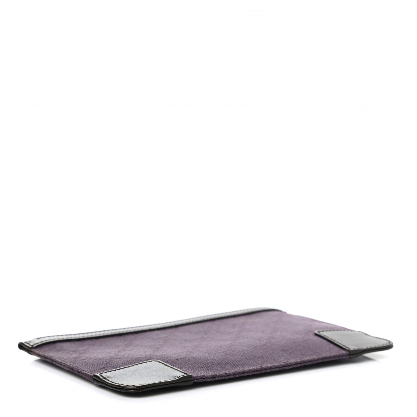Monogram Zip Pouch Purple