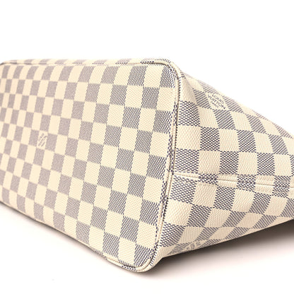 Louis Vuitton Damier Azur Braided Neverfull MM Orange 10 of 10