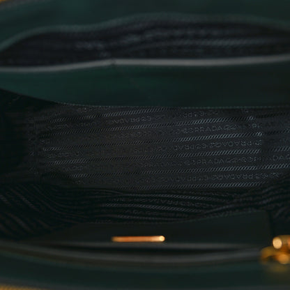 Prada Saffiano Large Galleria Double Zip Tote Smeraldo 5 of 8