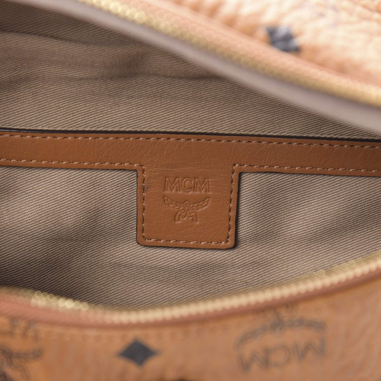 Visetos Small Fusten Belt Bag Cognac