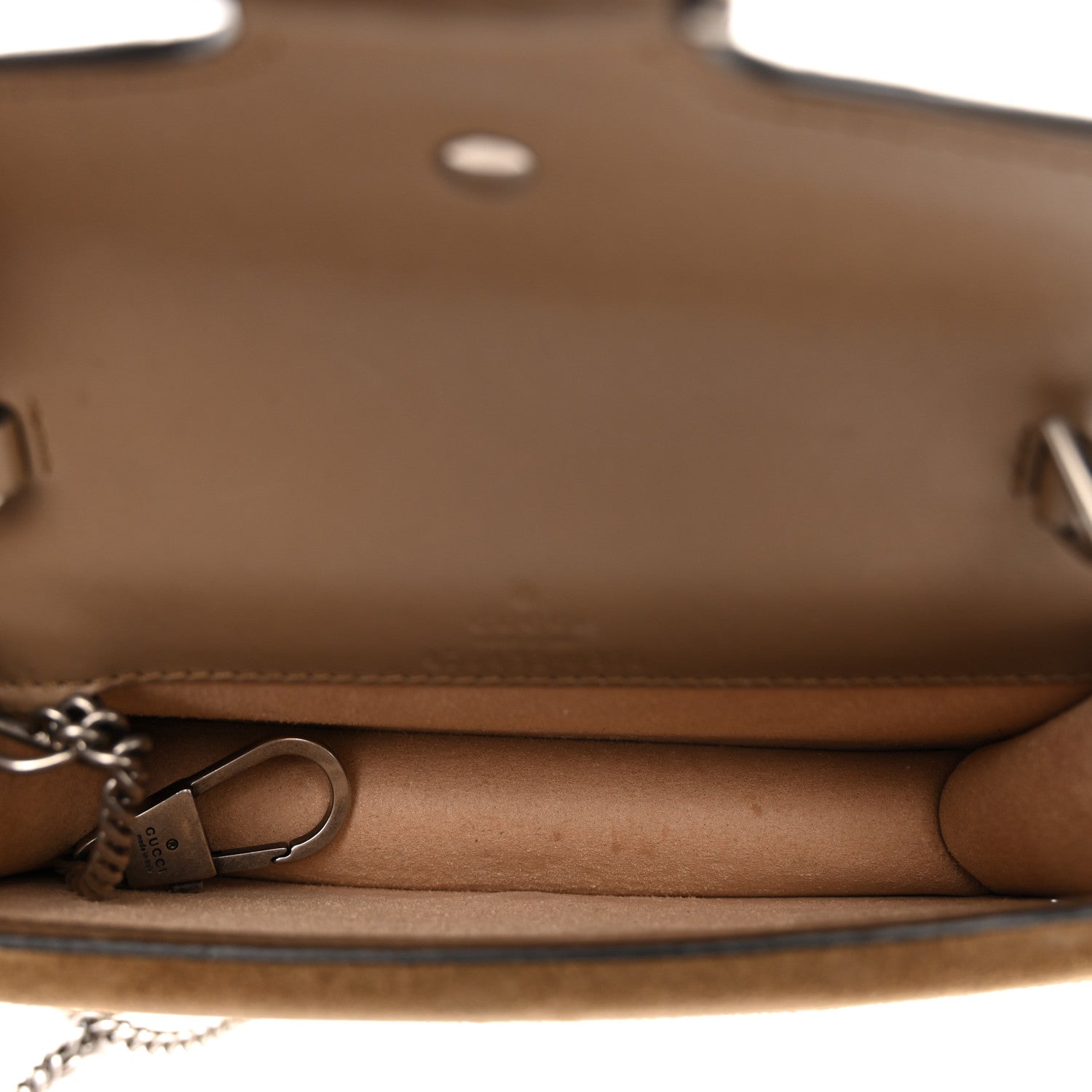 Gucci GG Supreme Monogram Super Mini Dionysus Shoulder Bag Taupe 5 of 11