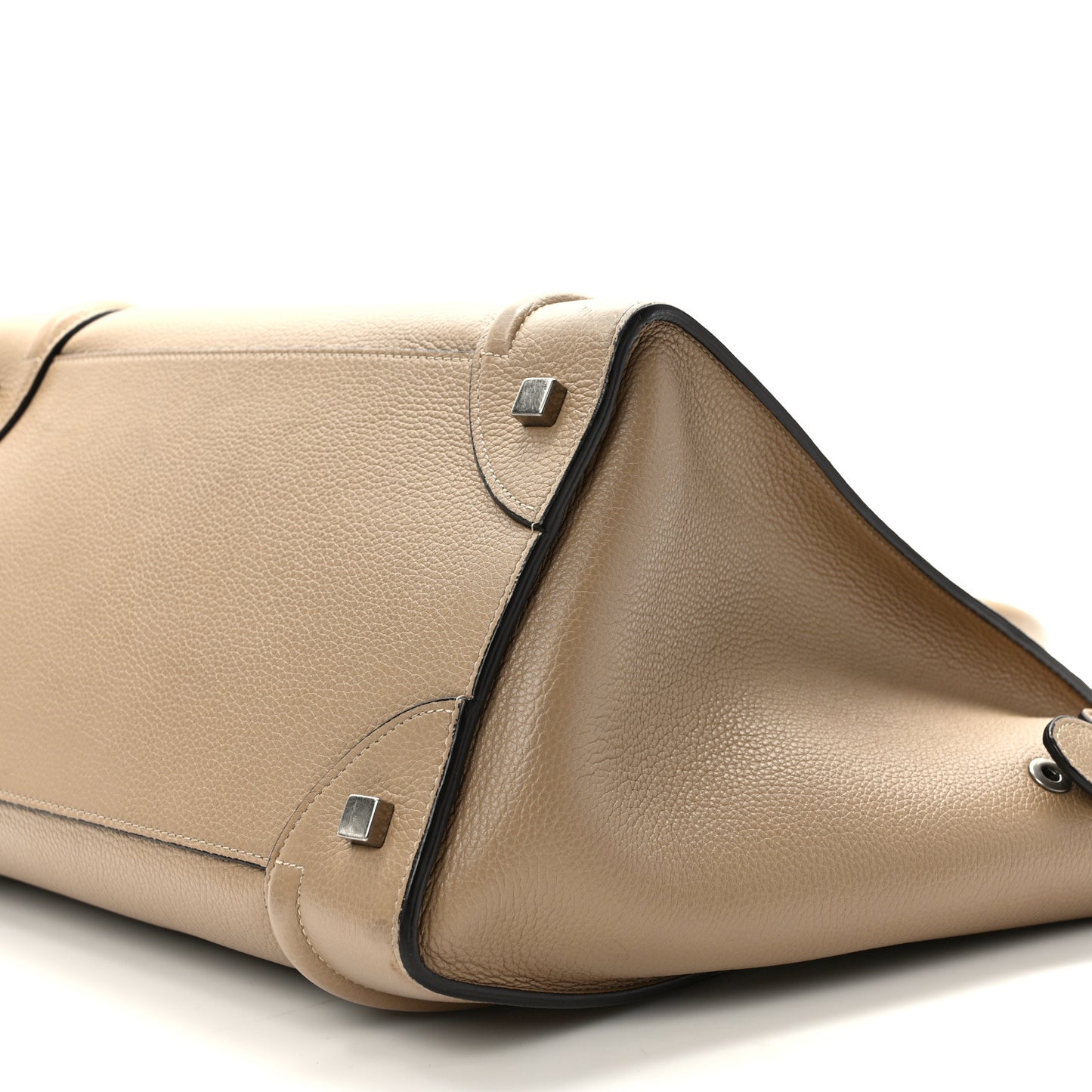 Drummed Calfskin Mini Luggage Dune