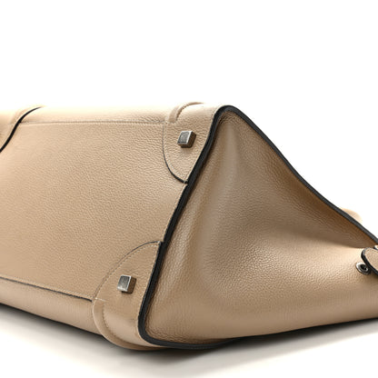 Celine Drummed Calfskin Mini Luggage Dune 8 of 10