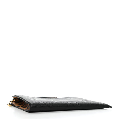 Louis Vuitton Empreinte Monogram Giant Wild at Heart Pochette Melanie MM Black 4 of 8