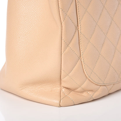Chanel Caviar Quilted Grand Shopping Tote GST Beige Clair 11 of 18