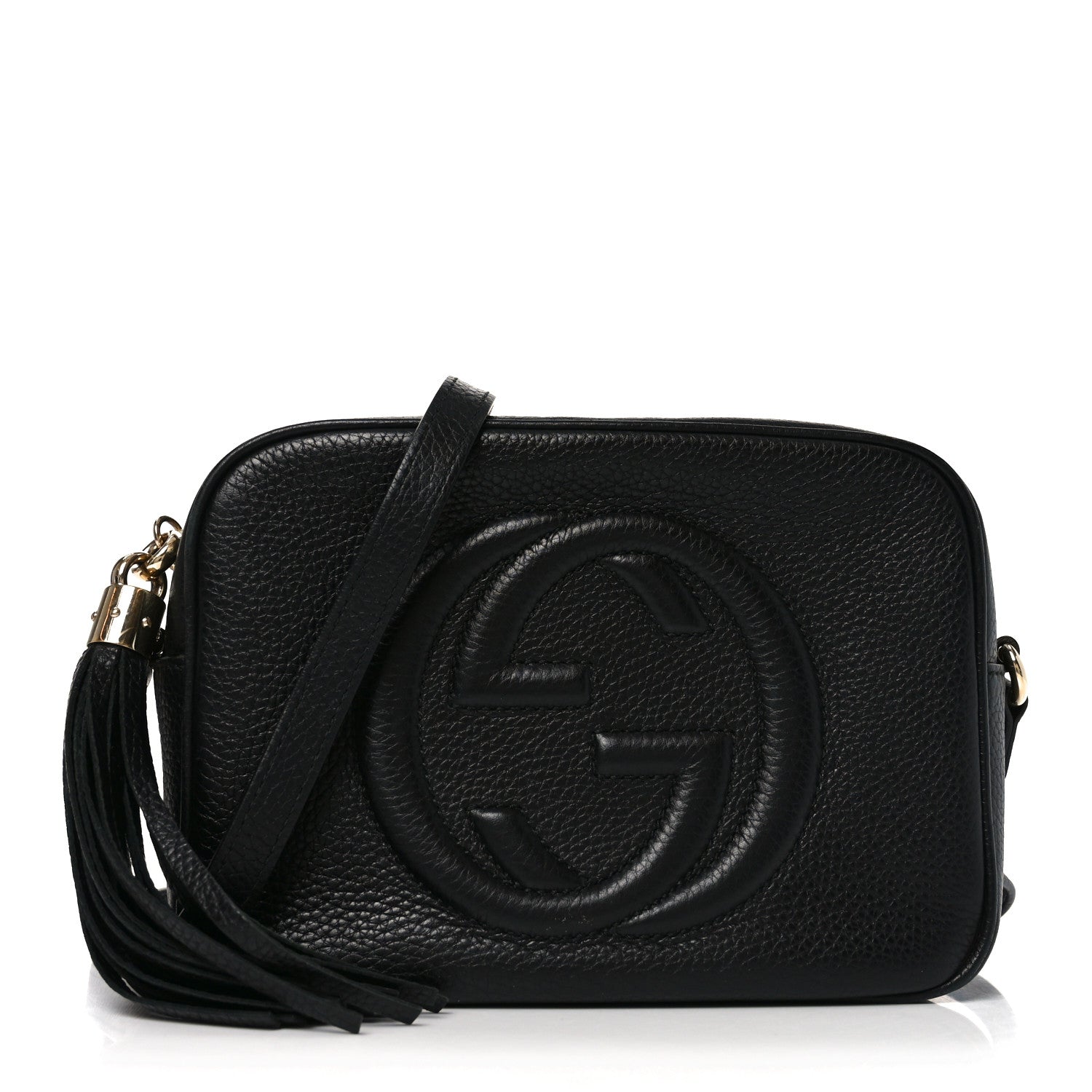 Gucci Pebbled Calfskin Small Soho Disco Bag Black 2 of 21