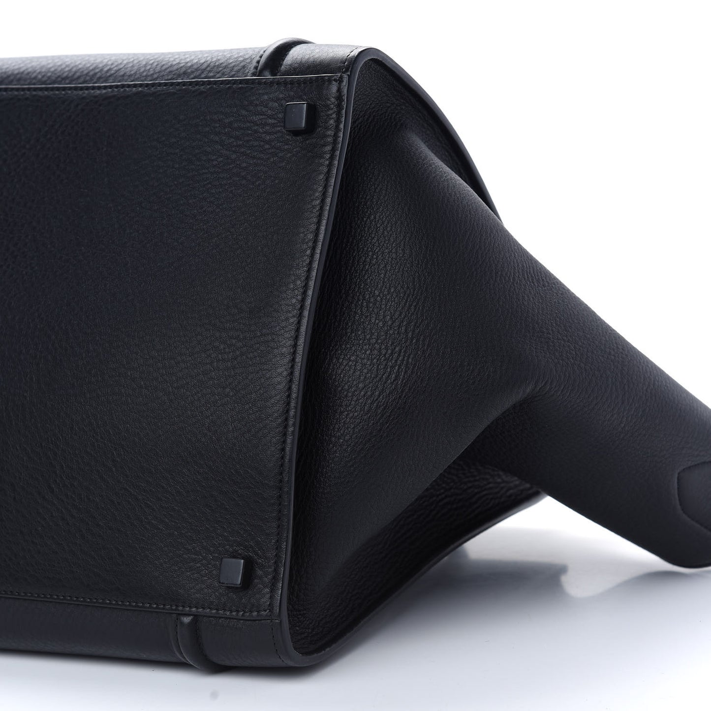 Supple Calfskin Medium Phantom Luggage Black