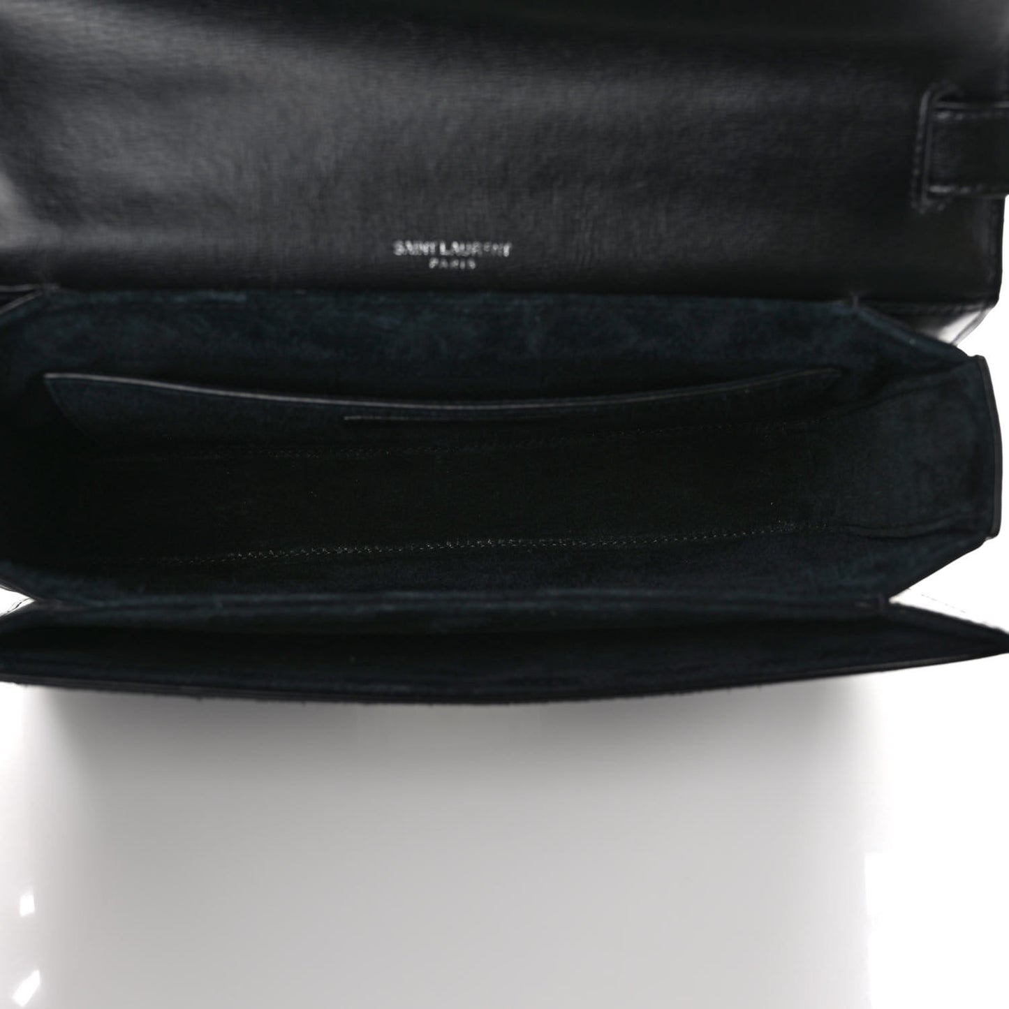 Smooth Calfskin Suede Medium Bellechasse Black