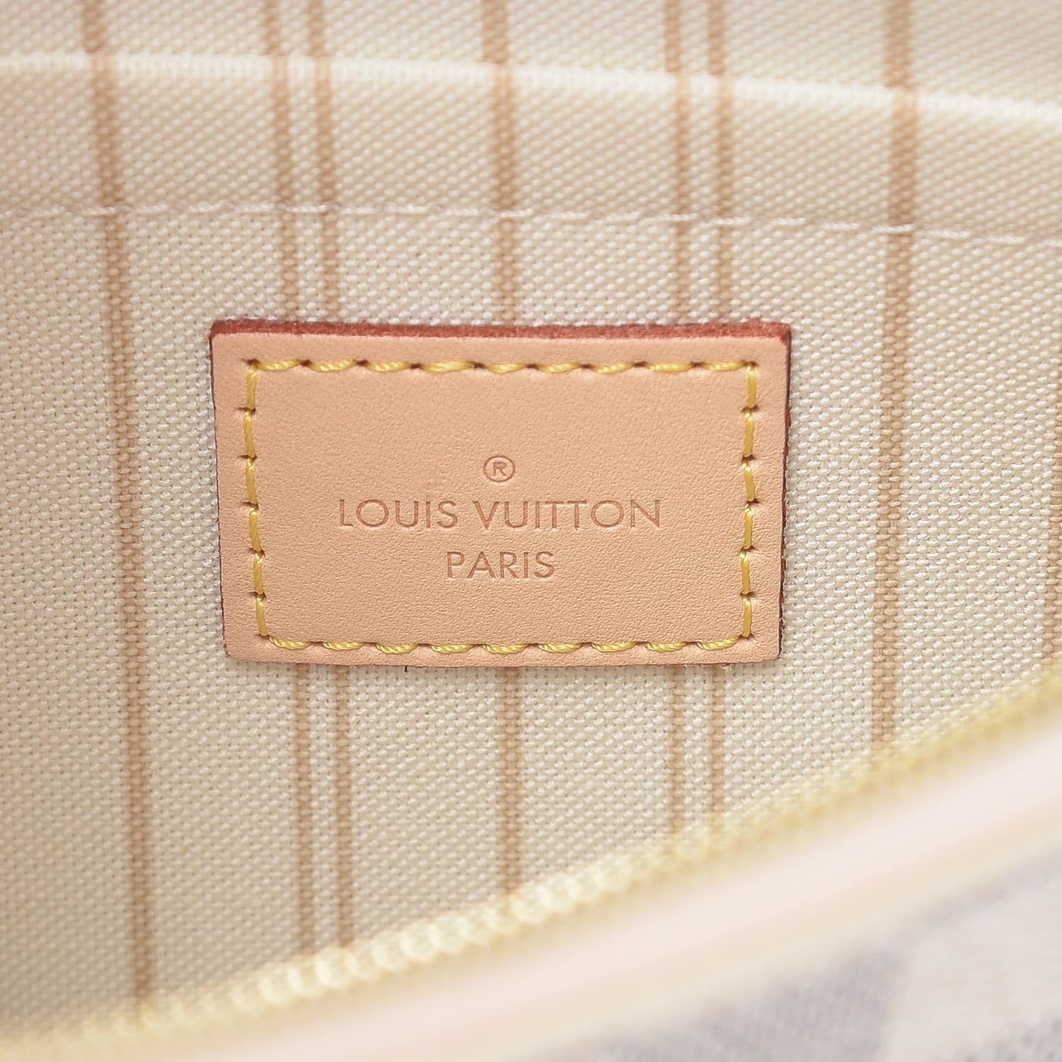 Louis Vuitton Damier Azur Neverfull MM GM Pochette 6 of 8
