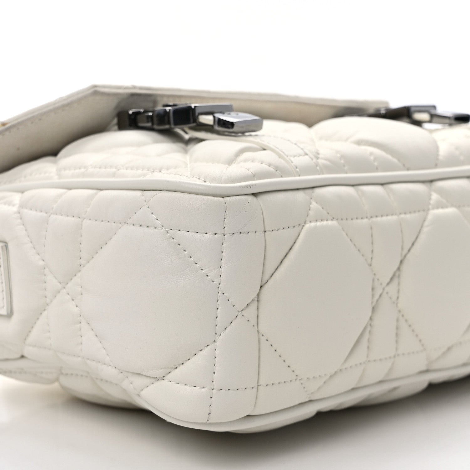 Christian Dior Calfskin Macrocannage Small Diorcamp Messenger Latte 8 of 14