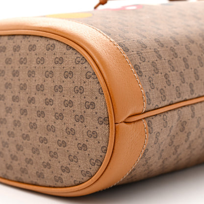 Gucci X DISNEY Mini Vintage GG Supreme Monogram Bucket Bag Beige Vintage Sun Oil 10 of 11