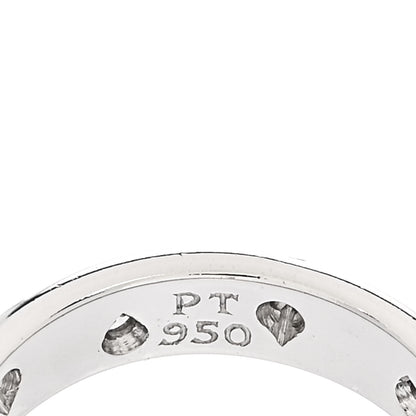 Tiffany Platinum Diamond 4mm Etoile Band Ring 46 3.75 5 of 5