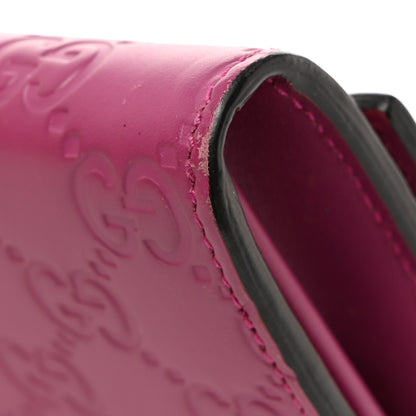 Gucci Guccissima Signature Bowy Continental Wallet Peonia Flower 10 of 10