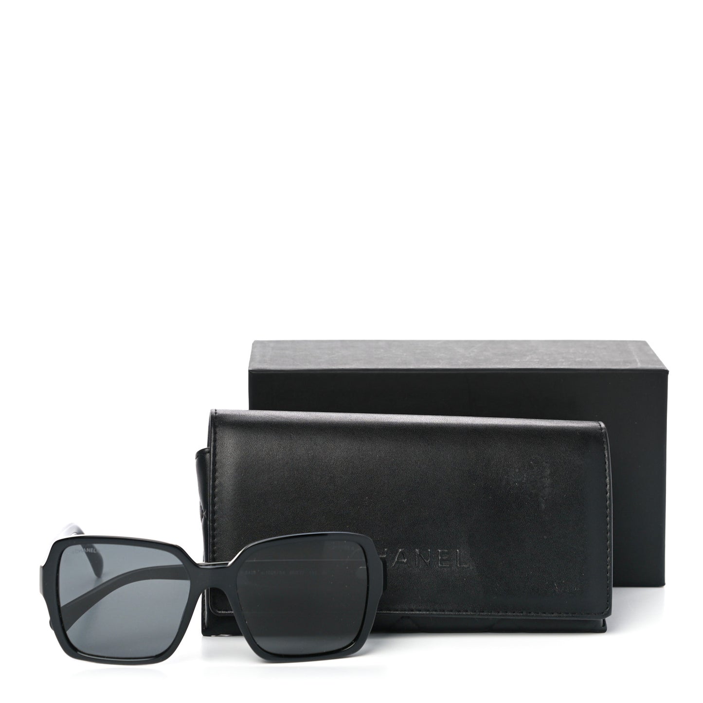 Acetate Square Sunglasses 5408 Black