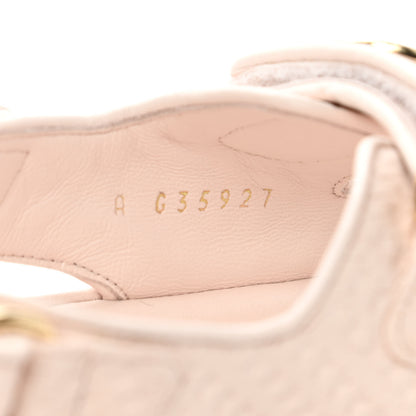 Chanel Calfskin Printed Velcro Dad Sandals 35.5 Pink 8 of 9