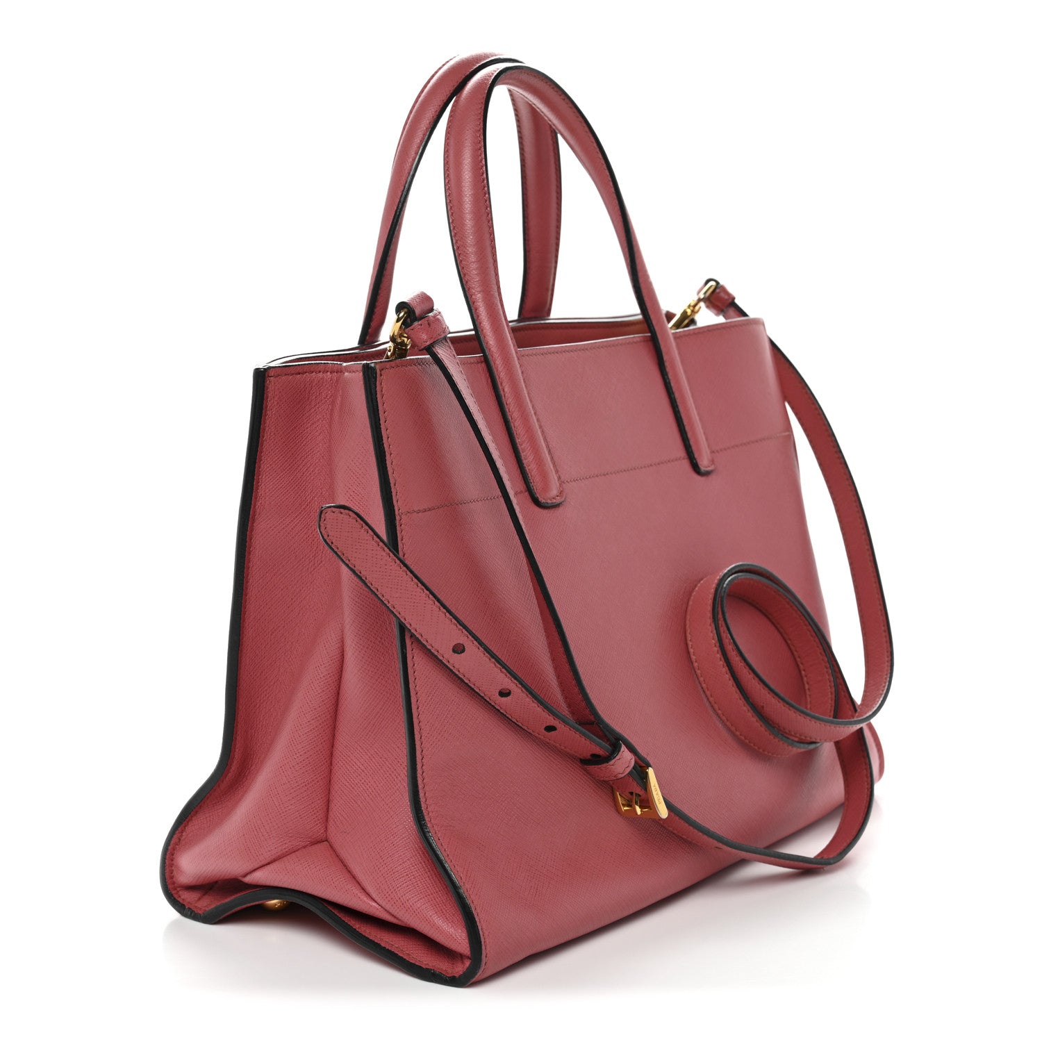 Prada Saffiano Soft Triple Pocket Tote Tamaris 3 of 11