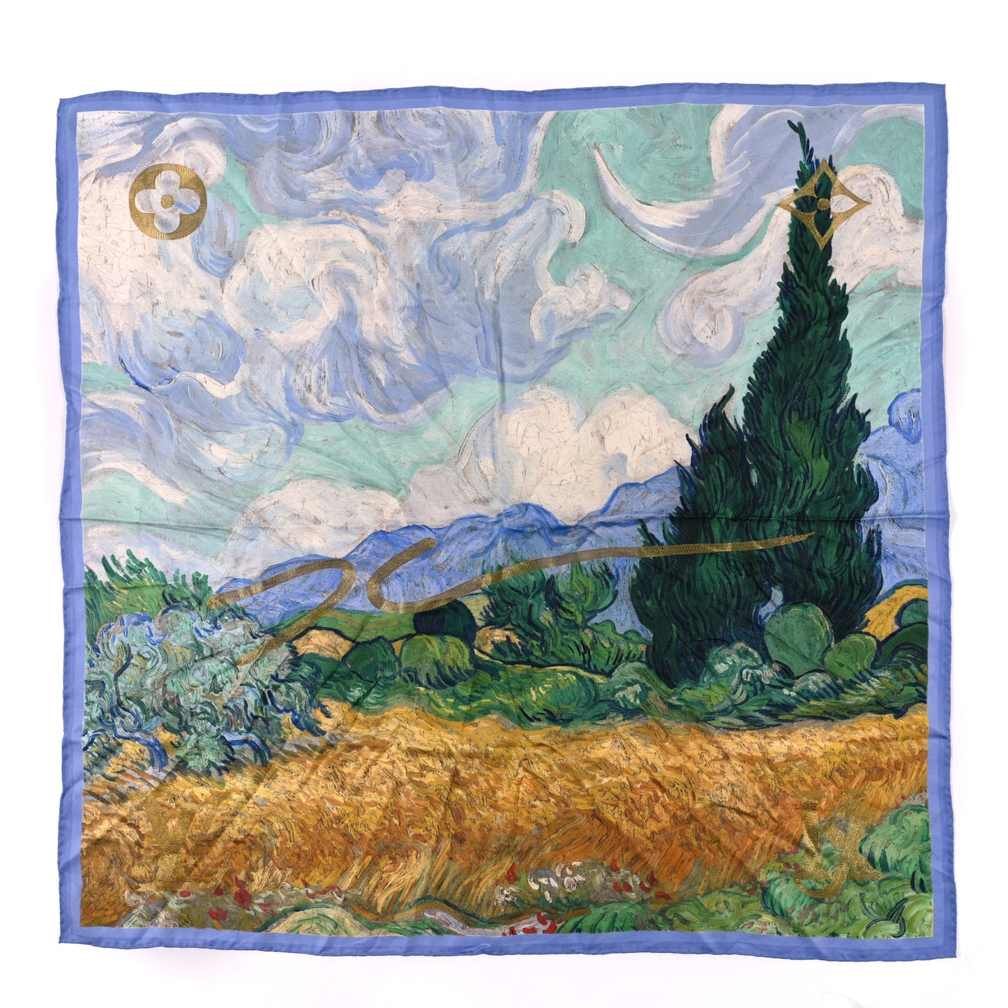 Wool Silk Masters Van Gogh Shawl