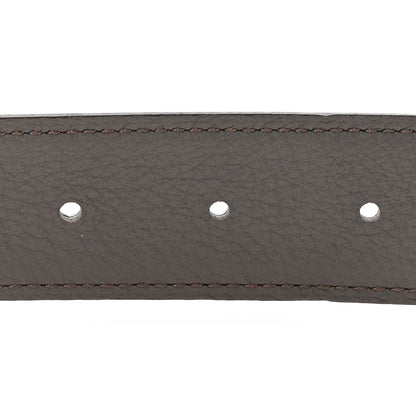 Hermes Box Togo 32mm Belt Strap 90 36 Black Etain 4 of 5