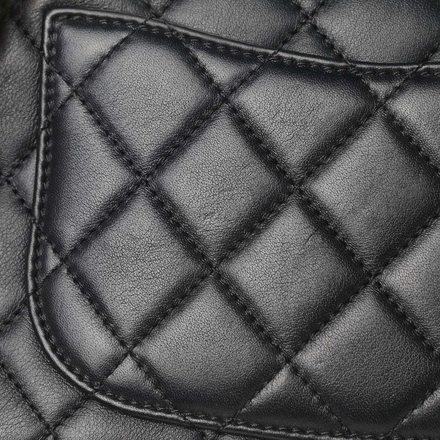 Chanel Lambskin Quilted Small CC Filigree Flap Black 10 of 13