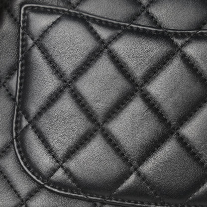 Chanel Lambskin Quilted Small CC Filigree Flap Black 10 of 13
