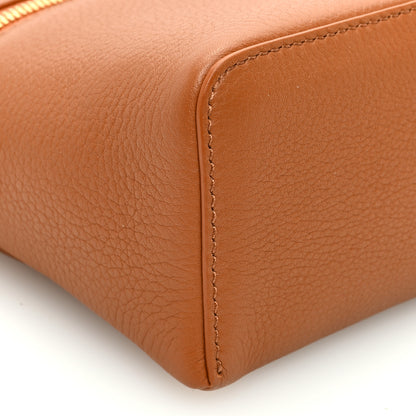 Loro Piana Grained Calfskin L19 Extra Pocket Pouch Warm Tan 8 of 10