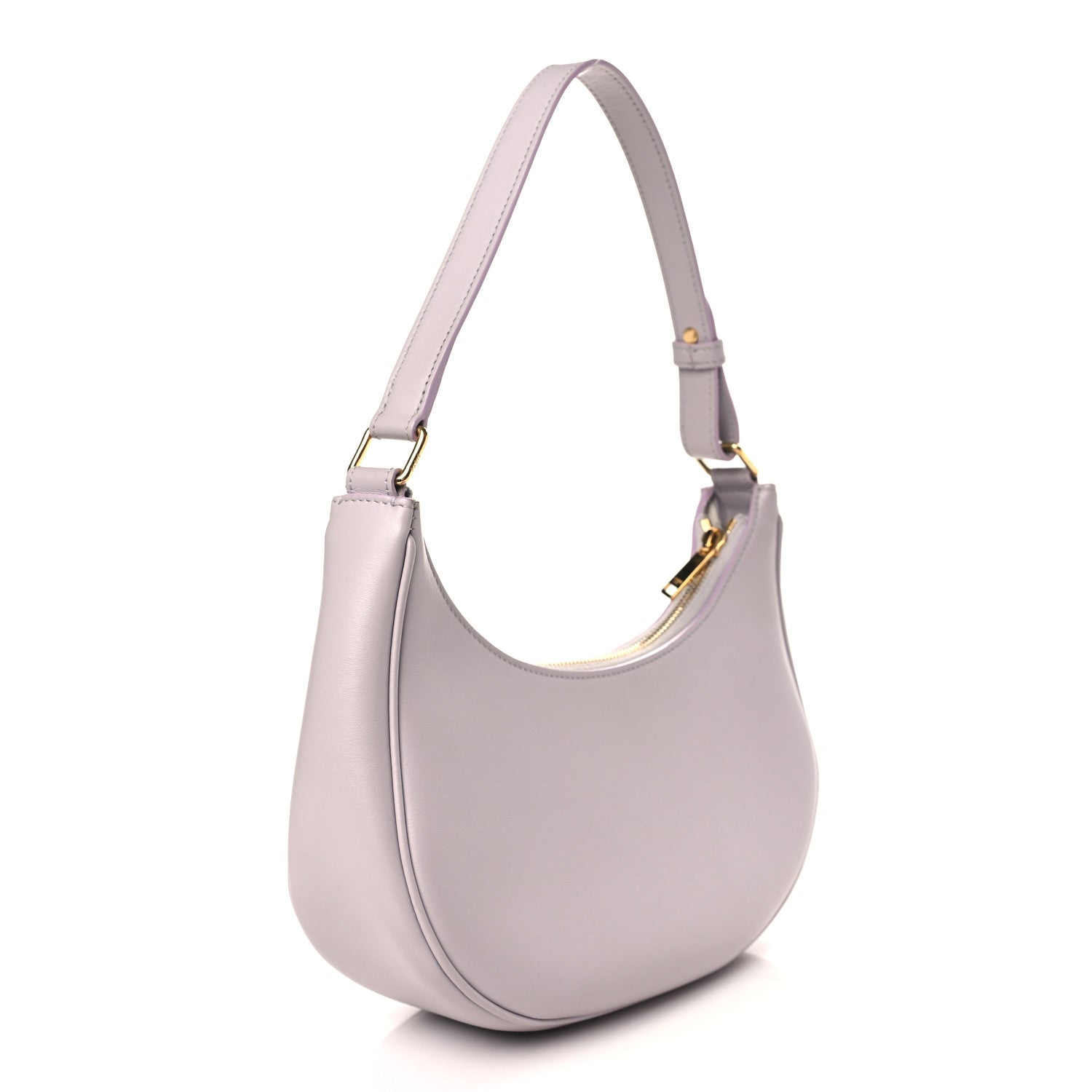 Celine Smooth Calfskin Ava Shoulder Bag Lavender Grey 3 of 8