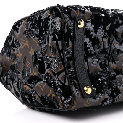 Louis Vuitton Monogram Fleur De Jais Sequins Speedy 30 8 of 13