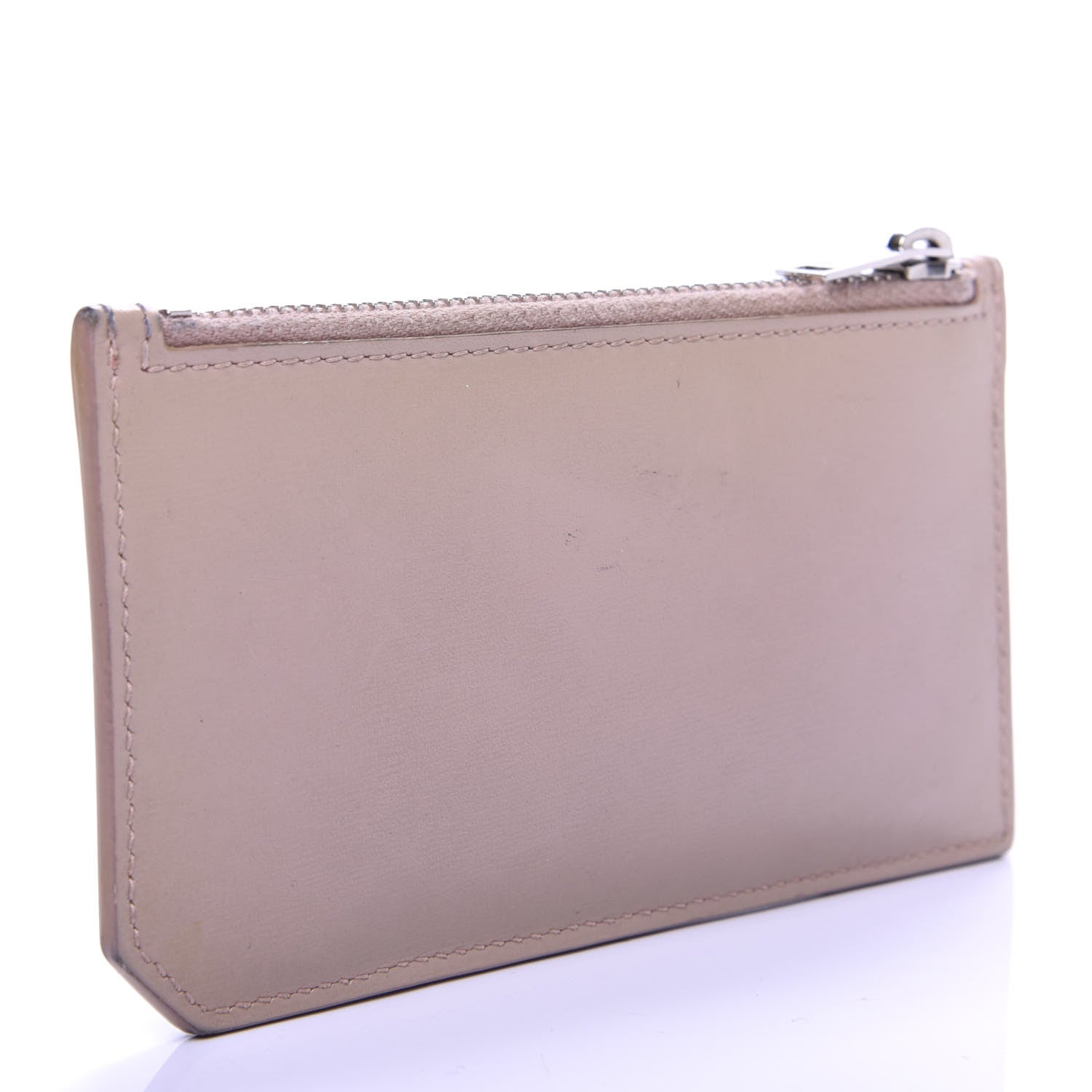 Saint Laurent Calfskin 5 Fragments Zip Pouch Card Holder Pale Pink 3 of 7