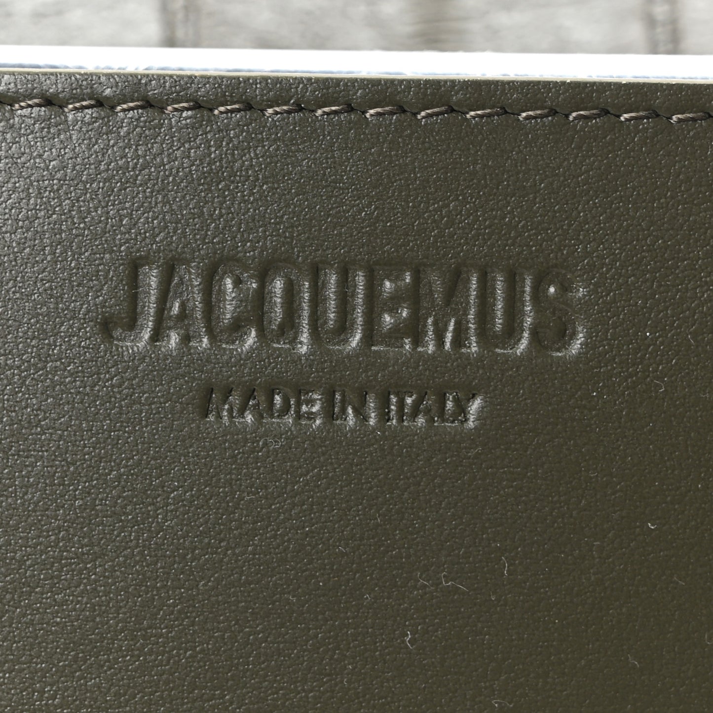Eelskin La Pochette Salon Clutch Dark Khaki
