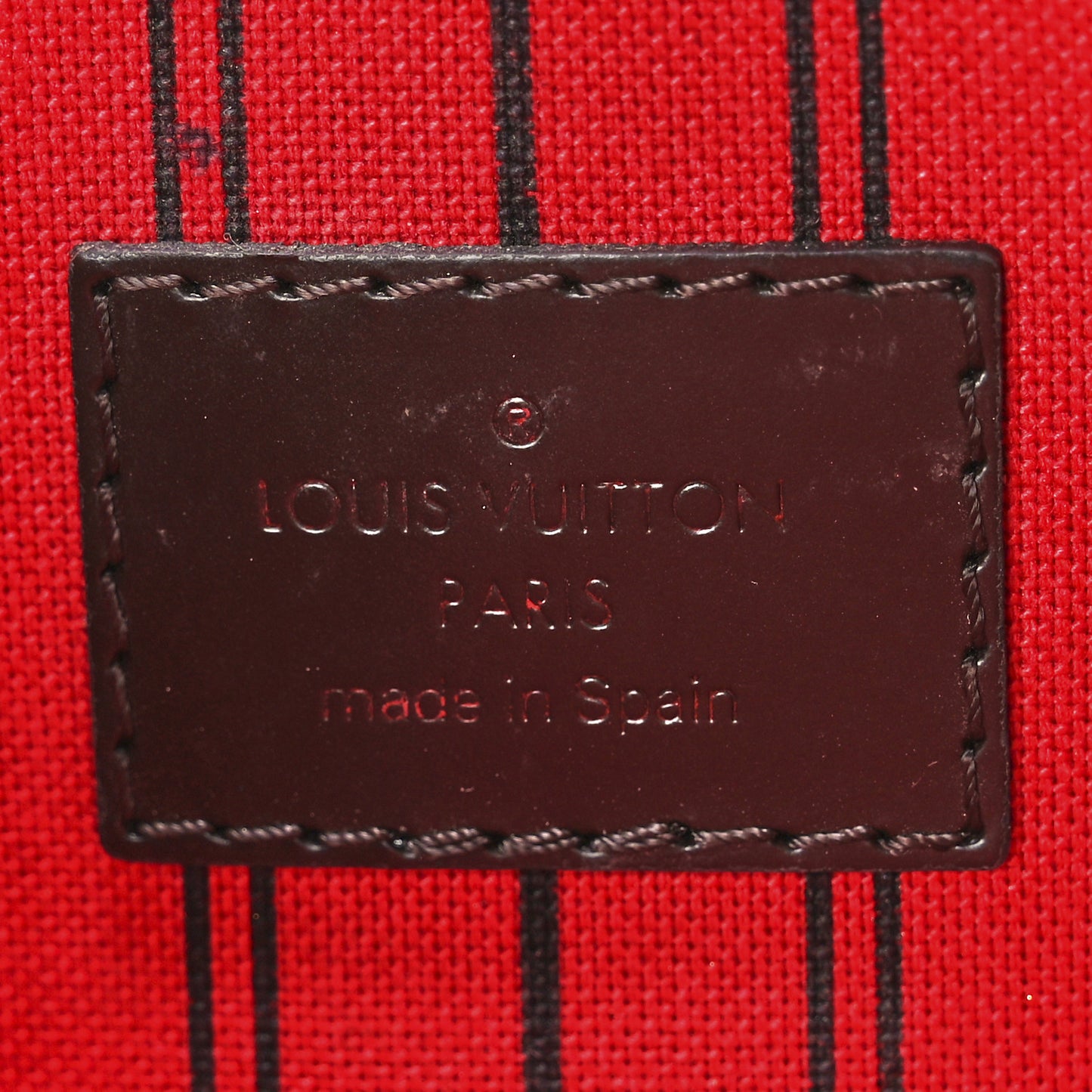 Damier Ebene Neverfull MM GM Pochette