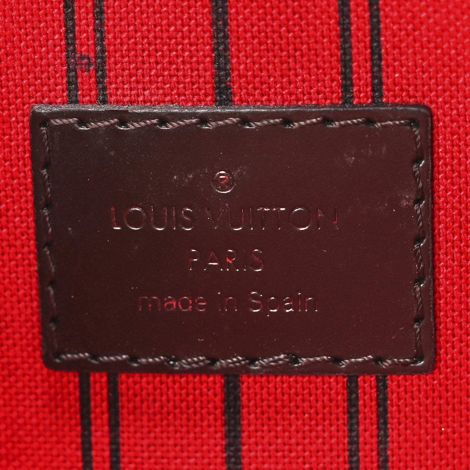 Louis Vuitton Damier Ebene Neverfull MM GM Pochette 6 of 11