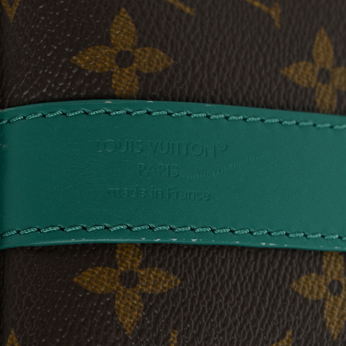 Monogram Macassar Keepall Bandouliere 35 Borneo Green