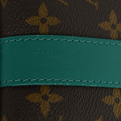 Louis Vuitton Monogram Macassar Keepall Bandouliere 35 Borneo Green 6 of 9