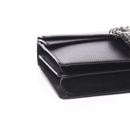 Gucci Pebbled Calfskin Small Dionysus Shoulder Bag Black 7 of 9