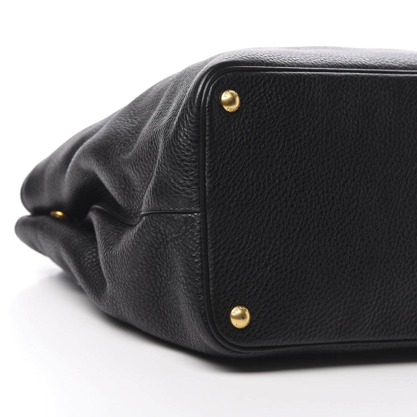 Vitello Daino Tote Black