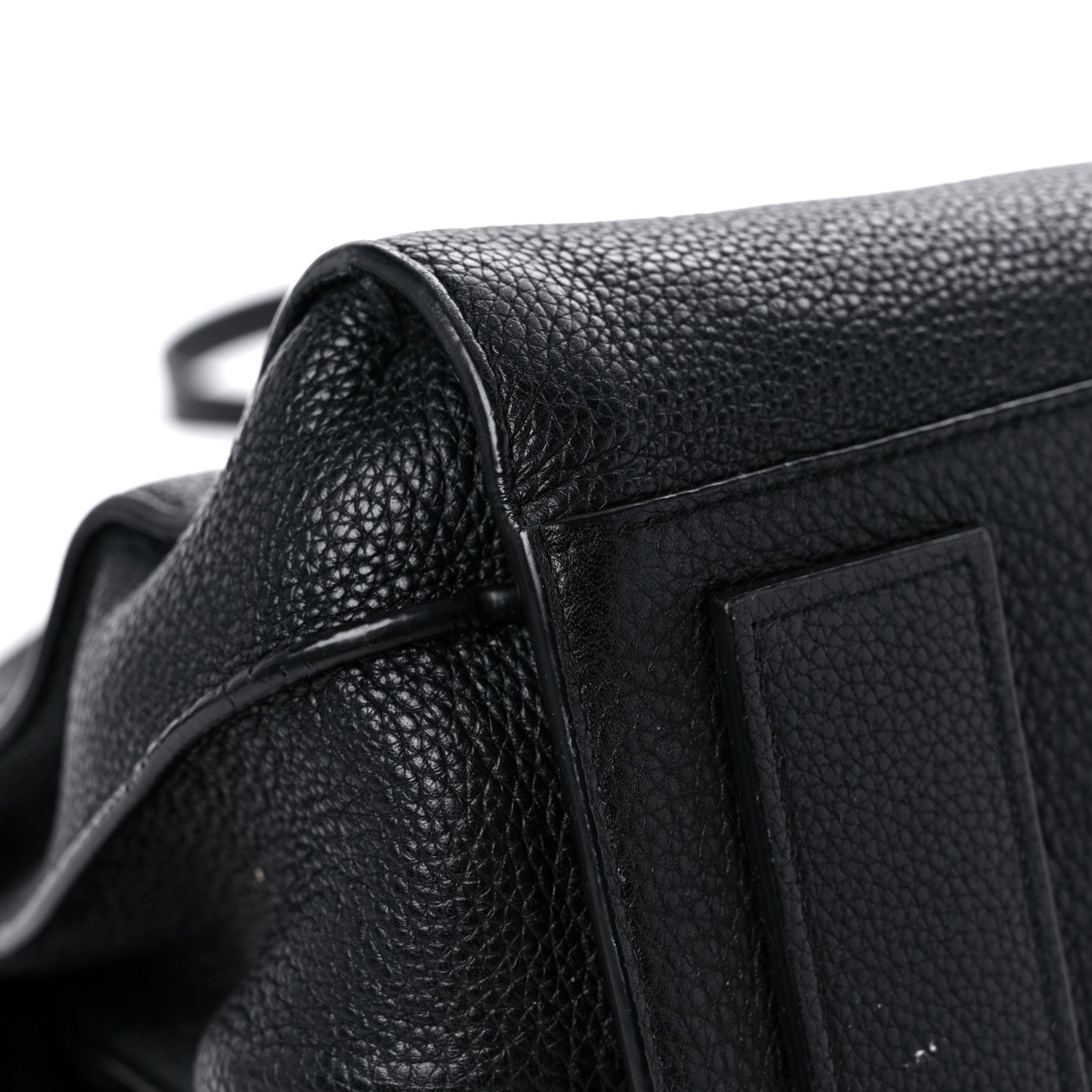 Saint Laurent Grained Calfskin Medium Souple Sac De Jour Black 8 of 19