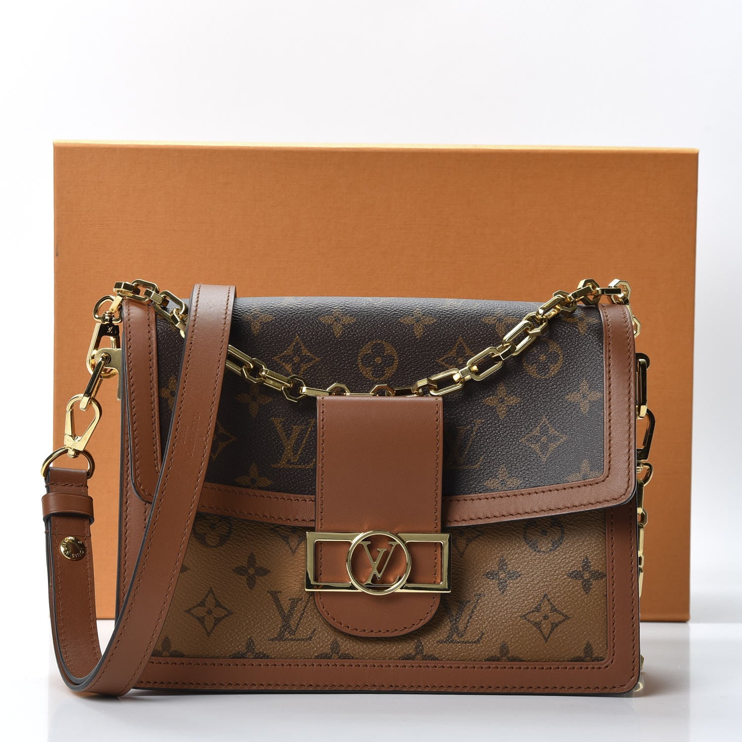 Louis Vuitton Reverse Monogram Dauphine MM 10 of 10