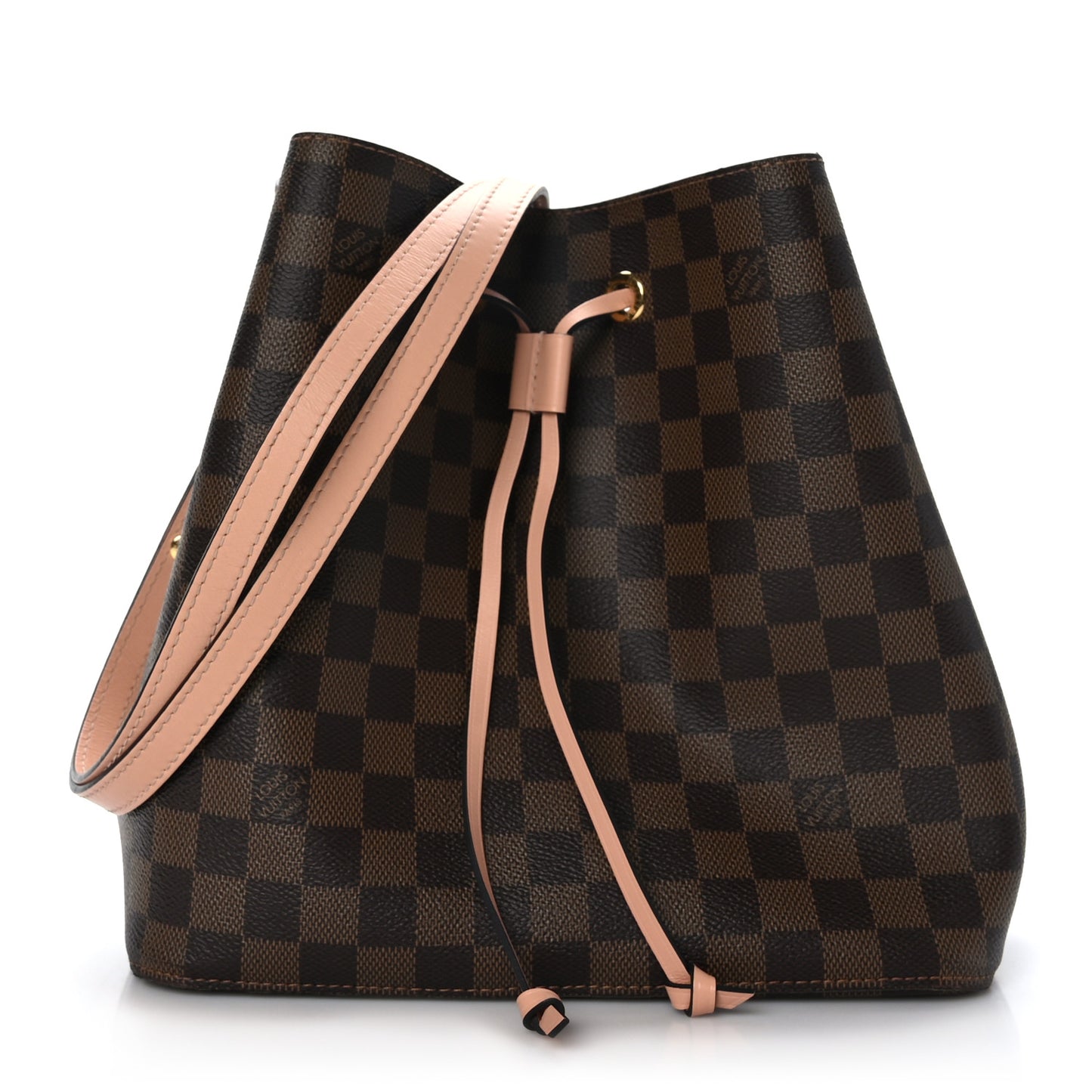 Damier Ebene Neonoe MM Venus Pink