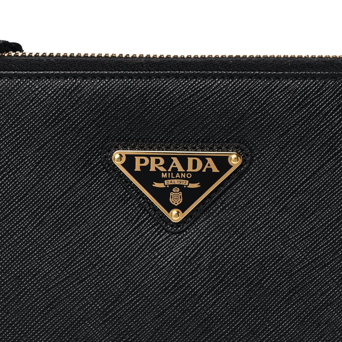 Saffiano Lux Crossbody Bag Black