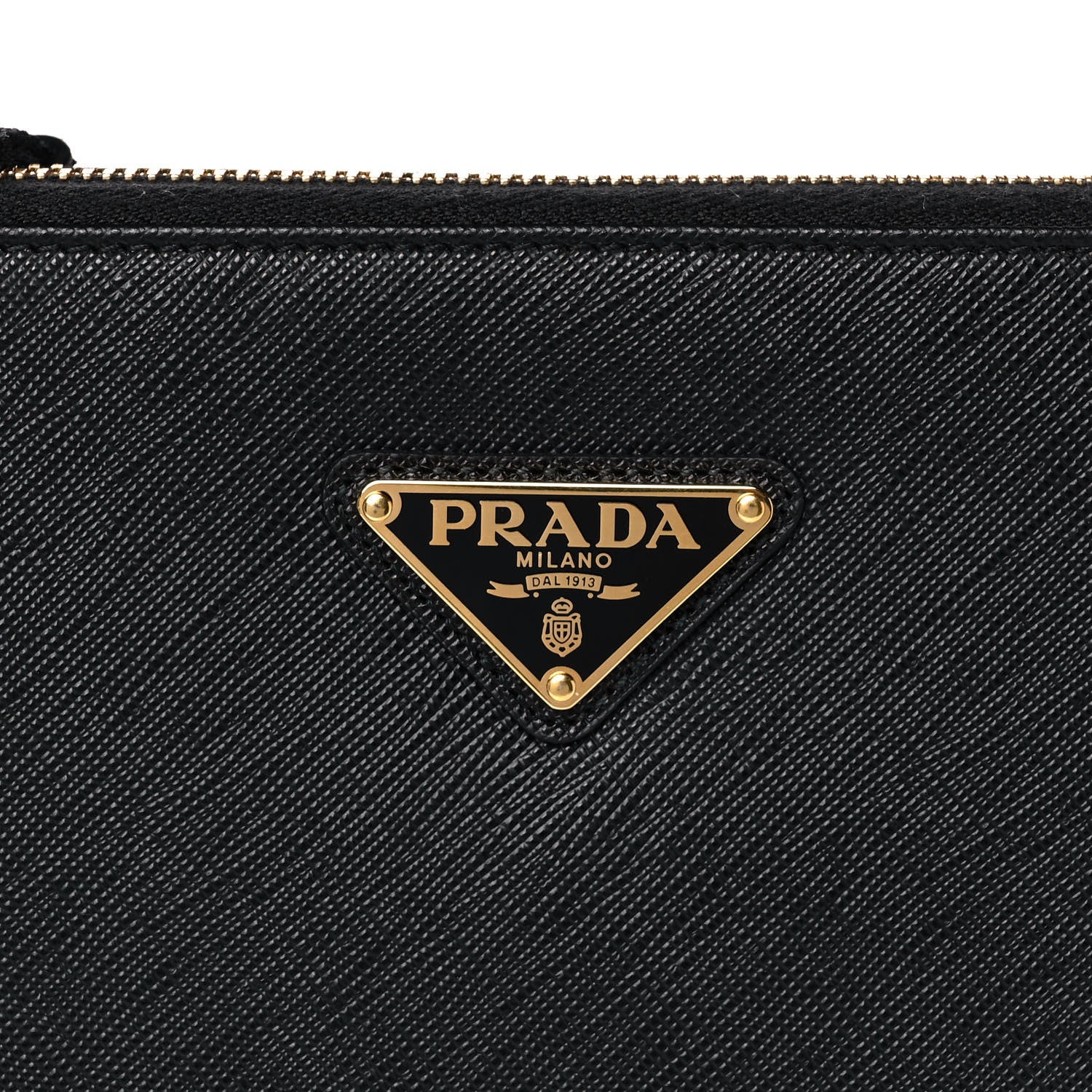 Prada Saffiano Lux Crossbody Bag Black 5 of 10