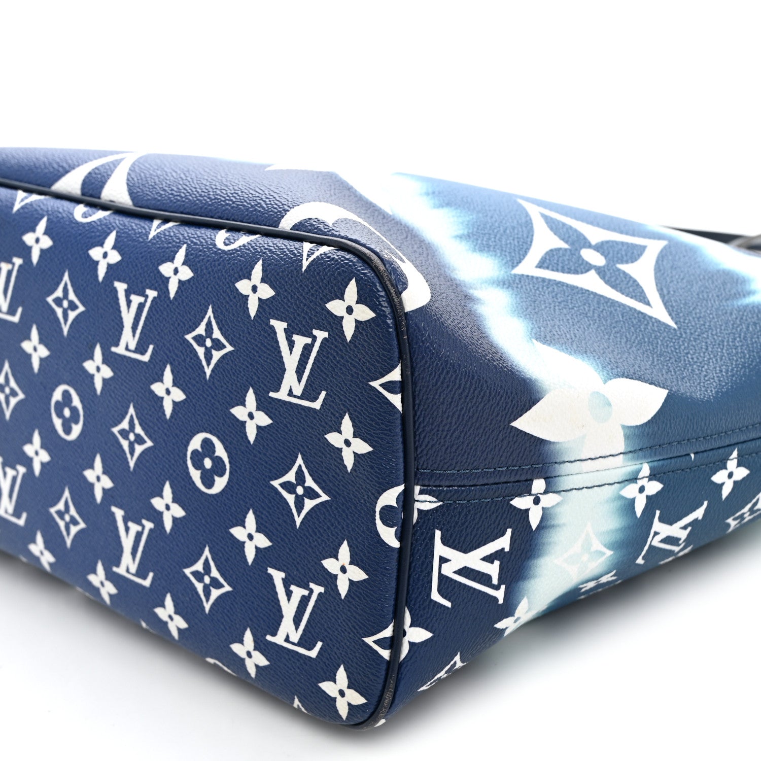 Louis Vuitton Monogram Escale Neverfull MM Blue 10 of 11