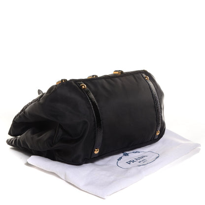 Prada Tessuto Nylon Pietre Jeweled Tote Nero Black 6 of 11