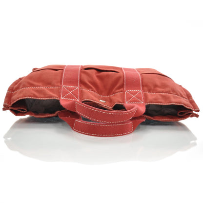 Hermes Canvas Fourre Tout MM Red 6 of 9