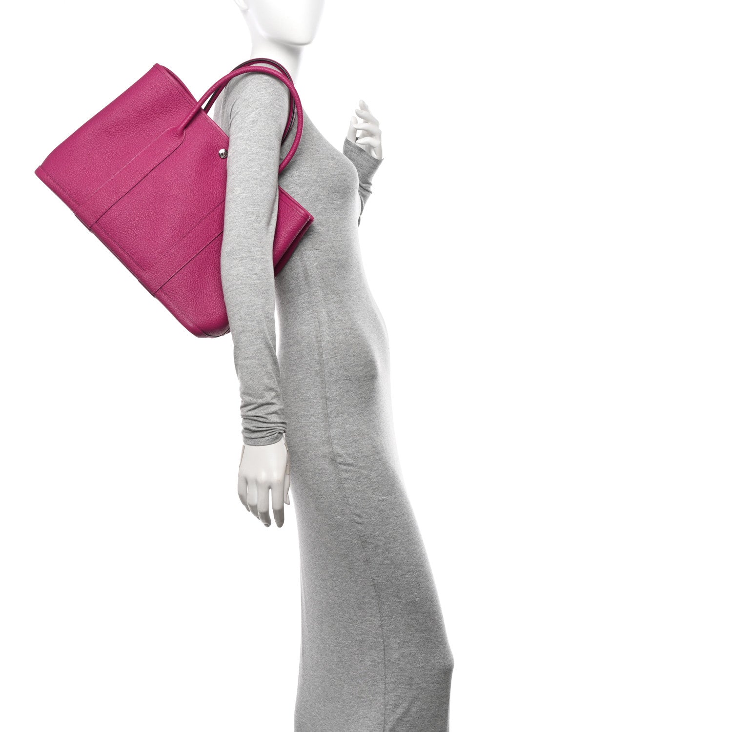 Hermes Vache Country Garden Party MM 36 Rose Pourpre 2 of 9