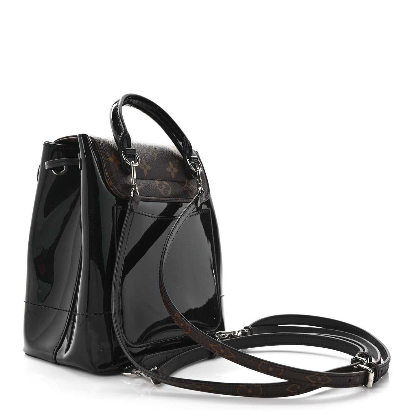 Patent Monogram Hot Springs Backpack Black