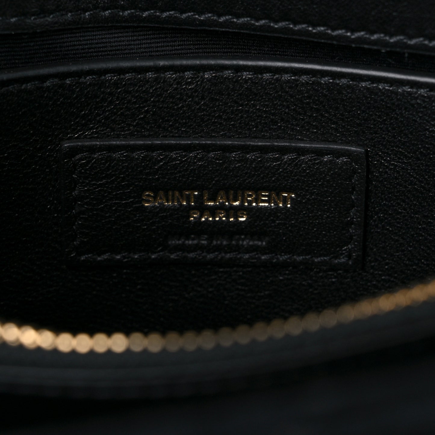 Velvet Y Quilted Monogram Small Loulou Chain Satchel Black