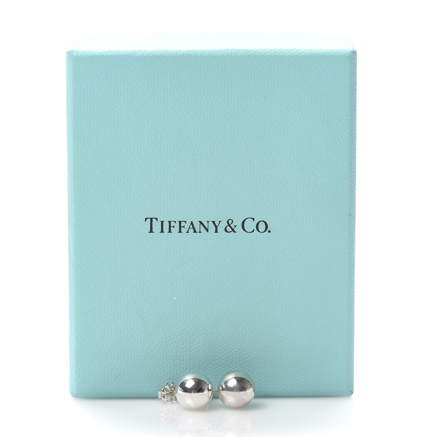 Tiffany Sterling Silver 10mm HardWear Ball Earrings 7 of 7