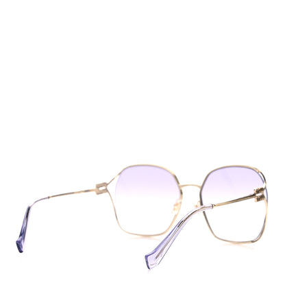 Miu Miu Metal Sunglasses SMU52W Gold Blue 4 of 7