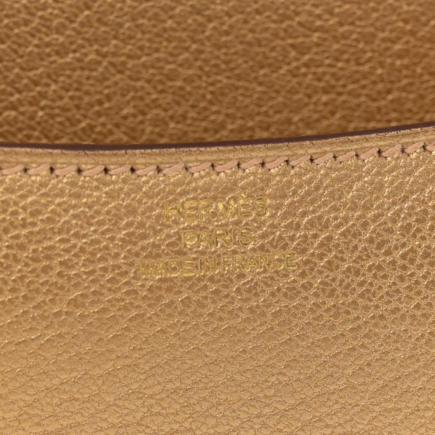 Metallic Chevre Chamkilight Constance 18 Doré