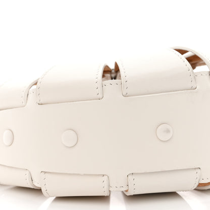 Bottega Veneta French Calfskin Small Shell White Frost 8 of 10